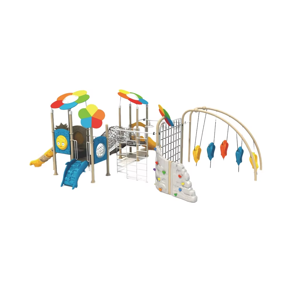 Kids Outdoor Jungle Gym With Slide - Детская уличная игровая площадка, игровые наборы,