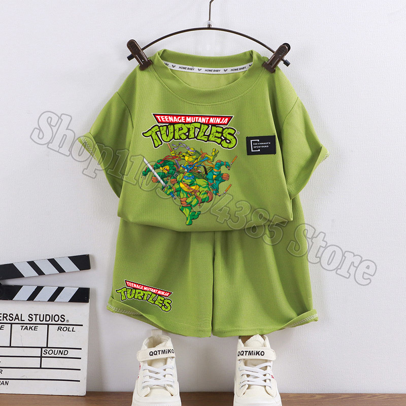 Kids Outdoor Ninja Set - Футболка и шорты Teenage Mutant Ninjas