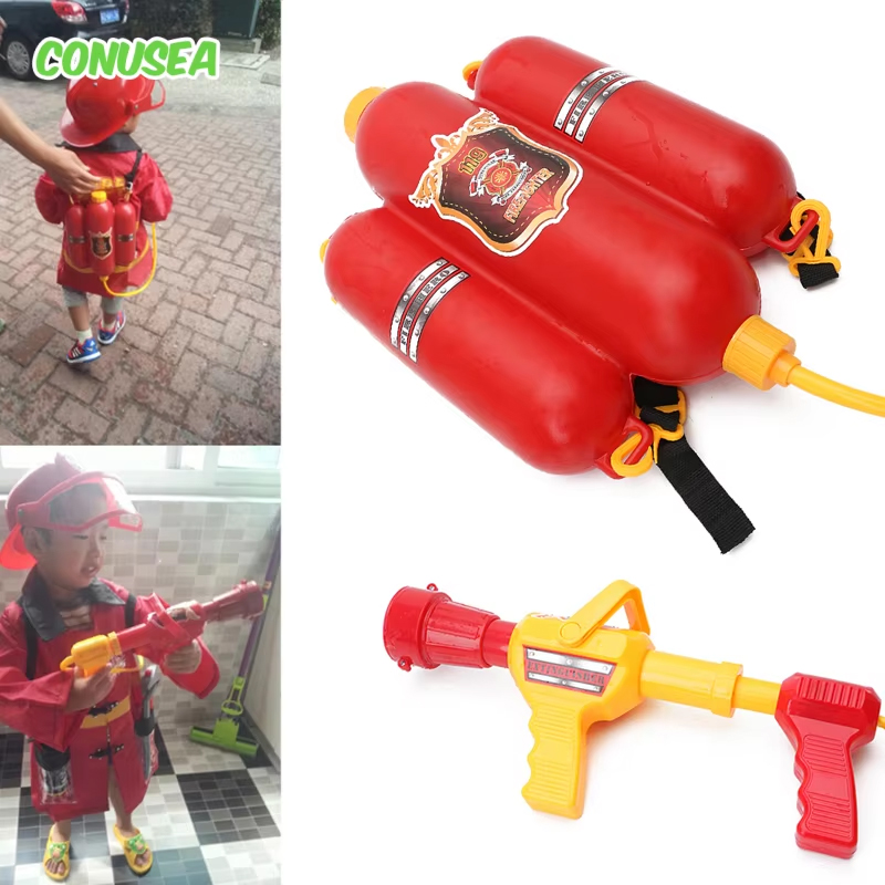 Kids Outdoor Yard Games - Пожарный рюкзак, водяной пистолет, большая емкость,