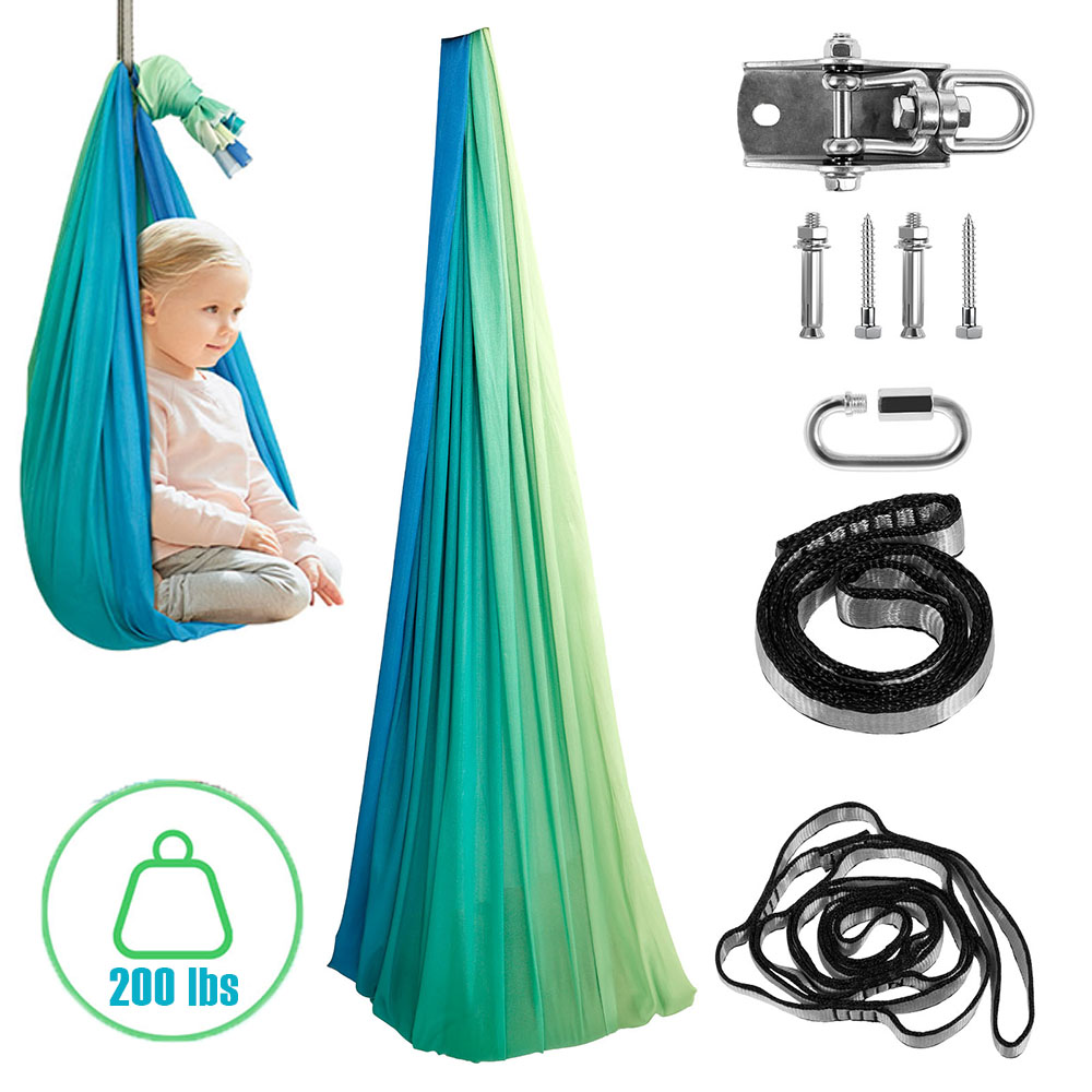 Kids Outdoor Hammock Swing - Детские сенсорные качели, двухслойные удобные качели