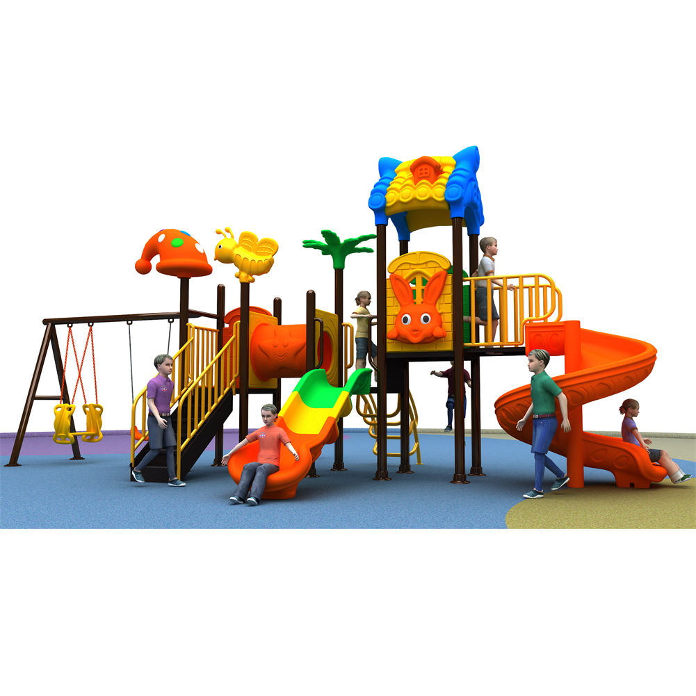 Kids Outdoor Jungle Gym With Slide - Китайский производитель, дешевые игры, детский тренажерный