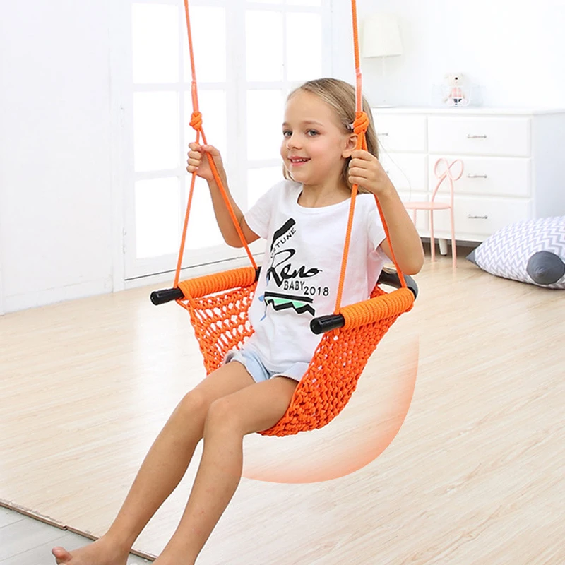 Kids Outdoor Hammock Swing - Детский гамак-кокон, плетеные качели, игрушки для