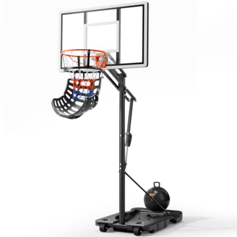 Basketball Hoop Outdoor - Уличная баскетбольная стойка с 44-дюймовой доской,