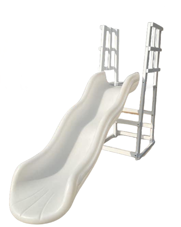 Kids Outdoor Slide Set - Лидер продаж, белая двойная горка для