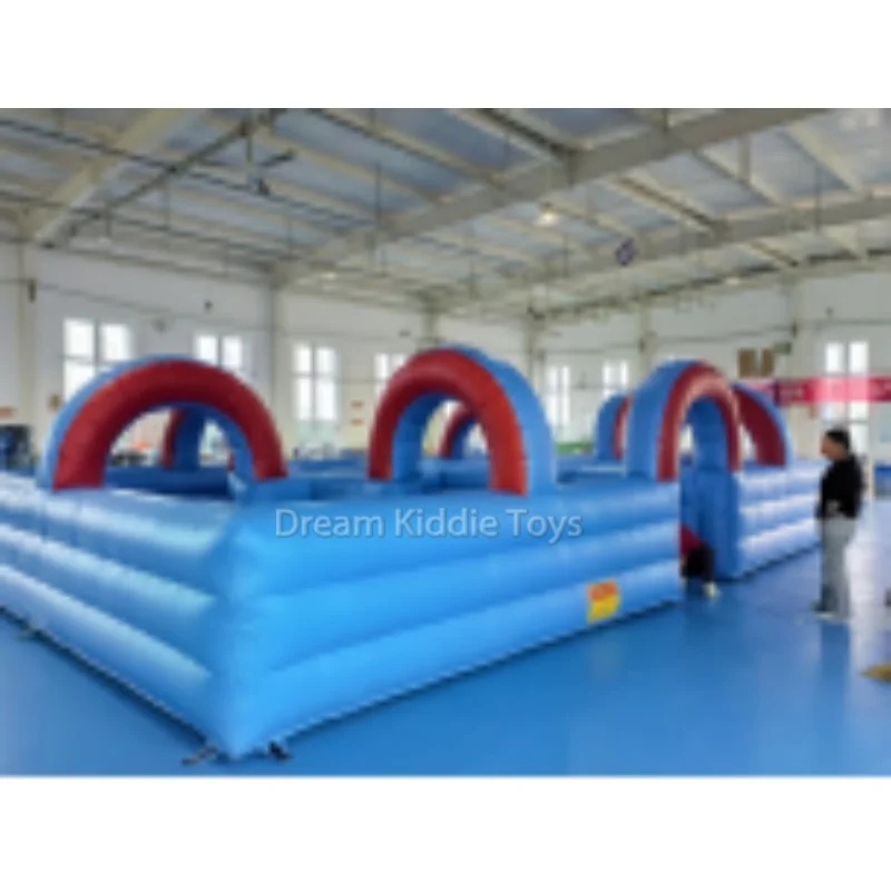 Kids Outdoor Obstacle Course Equipment - Гигантский надувной тоннель-полоса препятствий из ПВХ