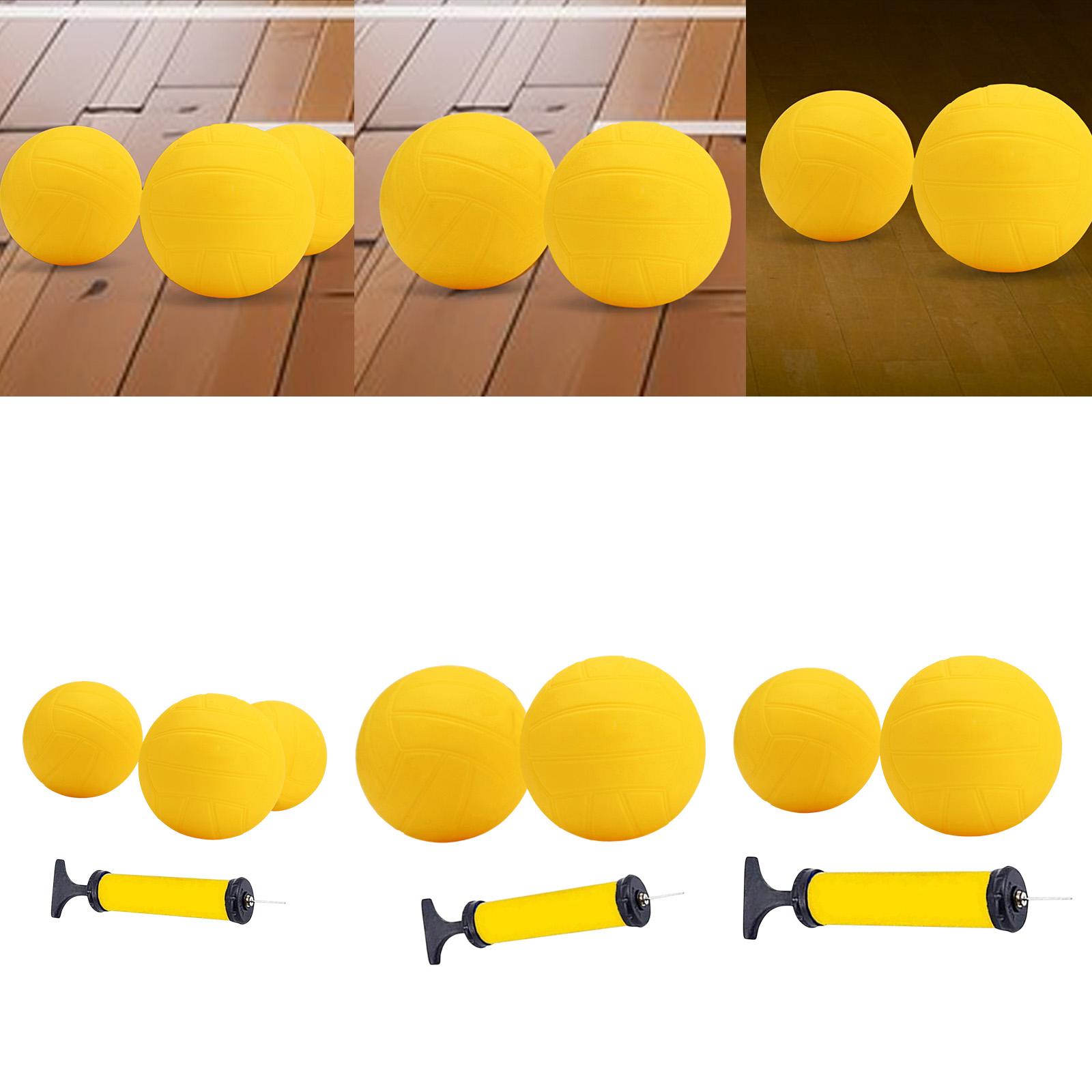 Kids Outdoor Volleyball Net - Надувной мини-волейбольный мяч из желтого ПВХ