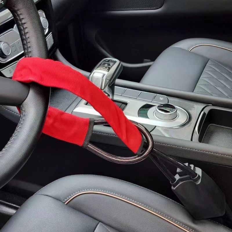 Swing Seat Belt - Замок для руля автомобиля стальной, с