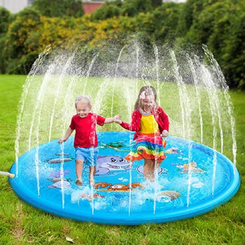 Kids Outdoor Mat - Детский надувной коврик для разбрызгивания воды,