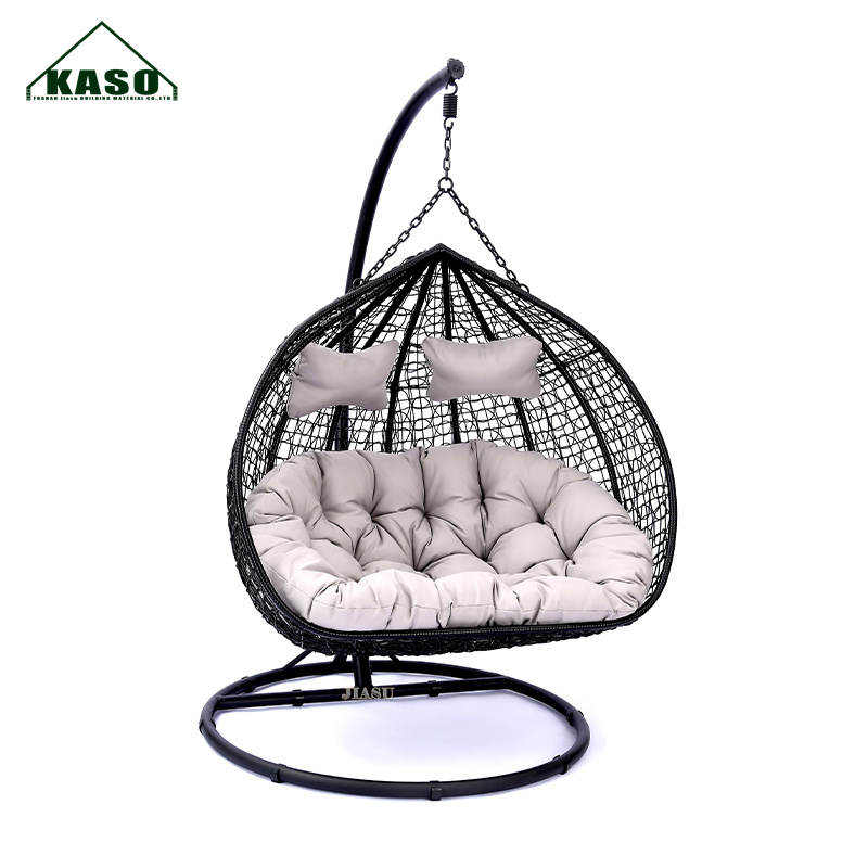 Kids Outdoor Egg Chair - Подвесное кресло-кокон из ротанга для двоих: