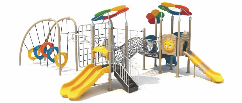 Детская уличная игровая площад – обзор и цена Kids Outdoor Jungle Gym With Slide