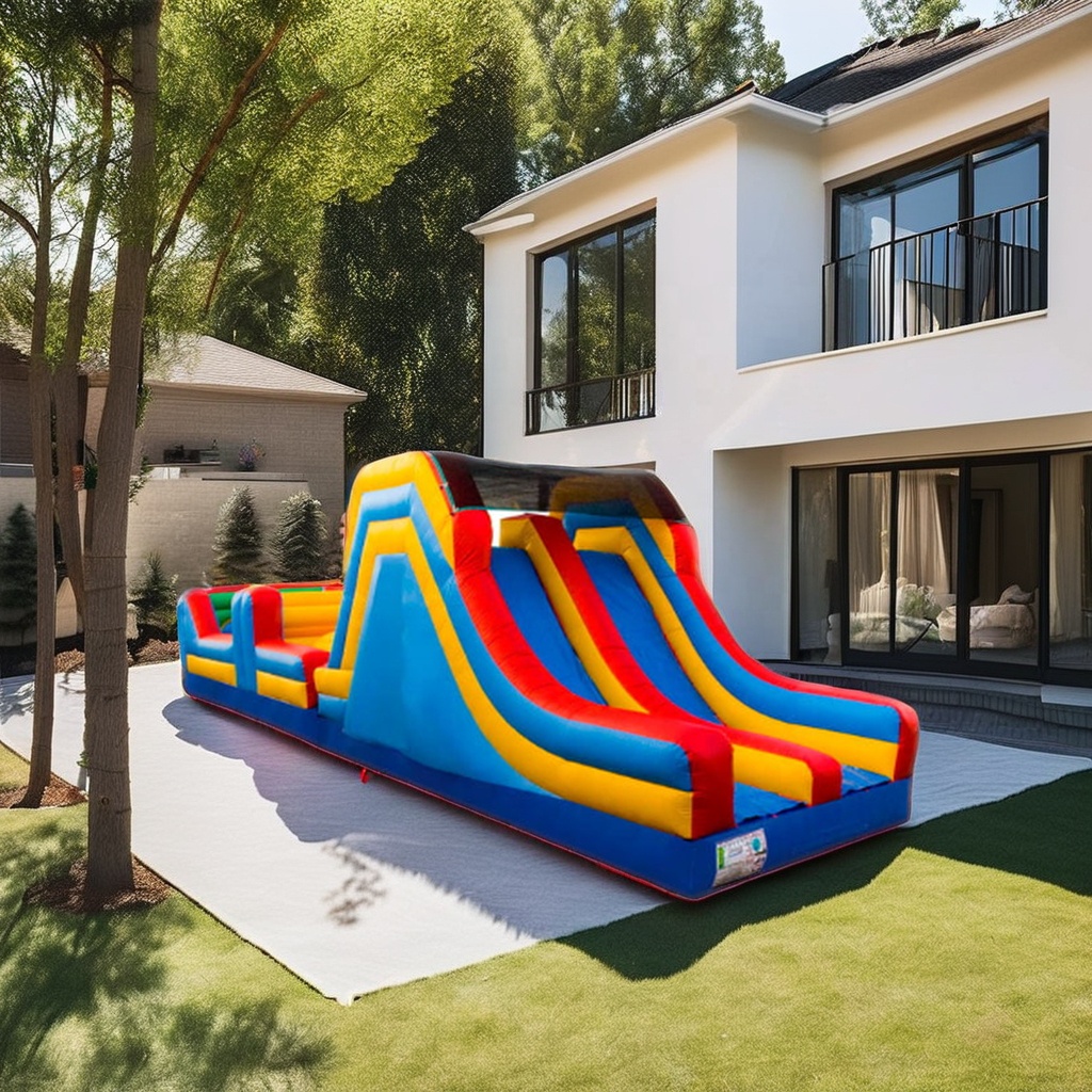 Гигантский коммерческий надувн – обзор и цена Kids Outdoor Obstacle Course Equipment