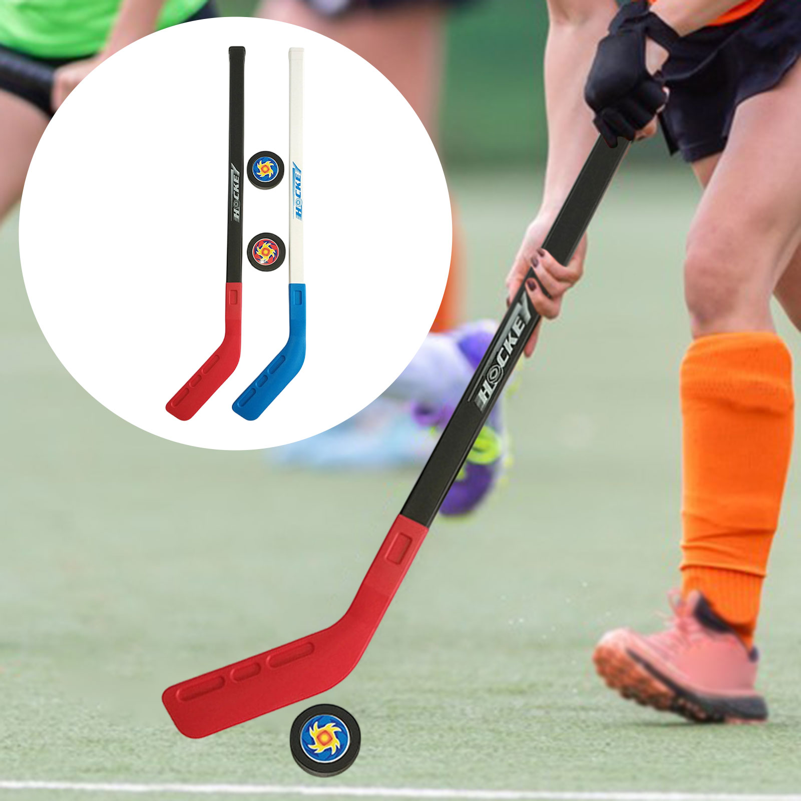 Набор для хоккея с шайбой для  – обзор и цена Kids Outdoor Hockey Sticks