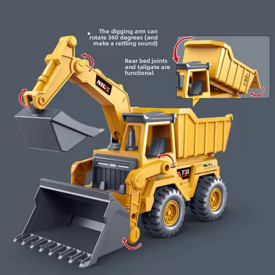 1 шт. Модель экскаватора-грузо – обзор и цена Kids Outdoor Excavator