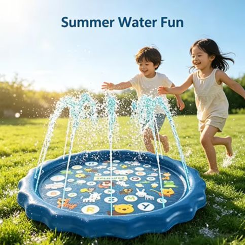 Надувной водный коврик-разбрыз – обзор и цена Kids Outdoor Mat