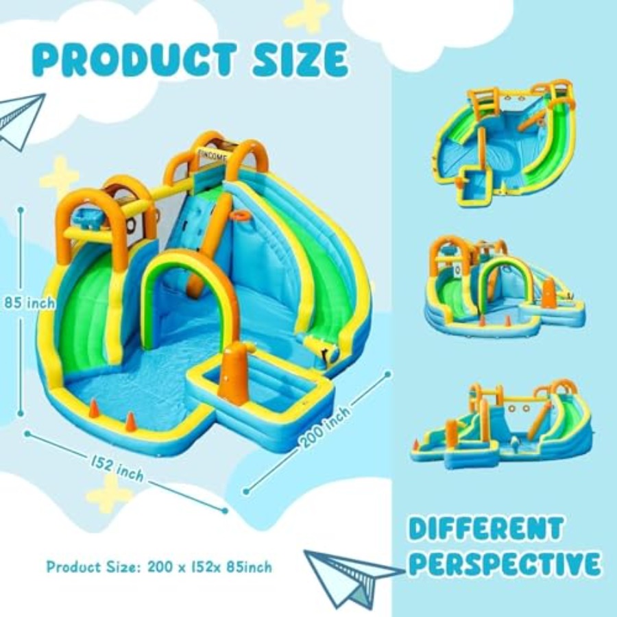 Надувной аквапарк для детей на – обзор и цена Kids Outdoor Slide