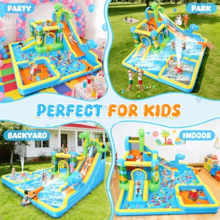Надувная водная горка для улиц – обзор и цена Kids Outdoor Water Slide