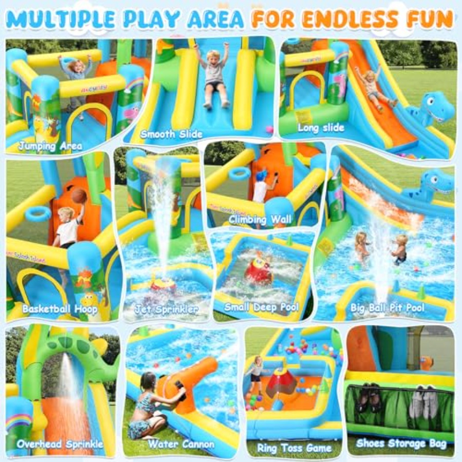 Надувная водная горка для улиц – обзор и цена Kids Outdoor Water Slide