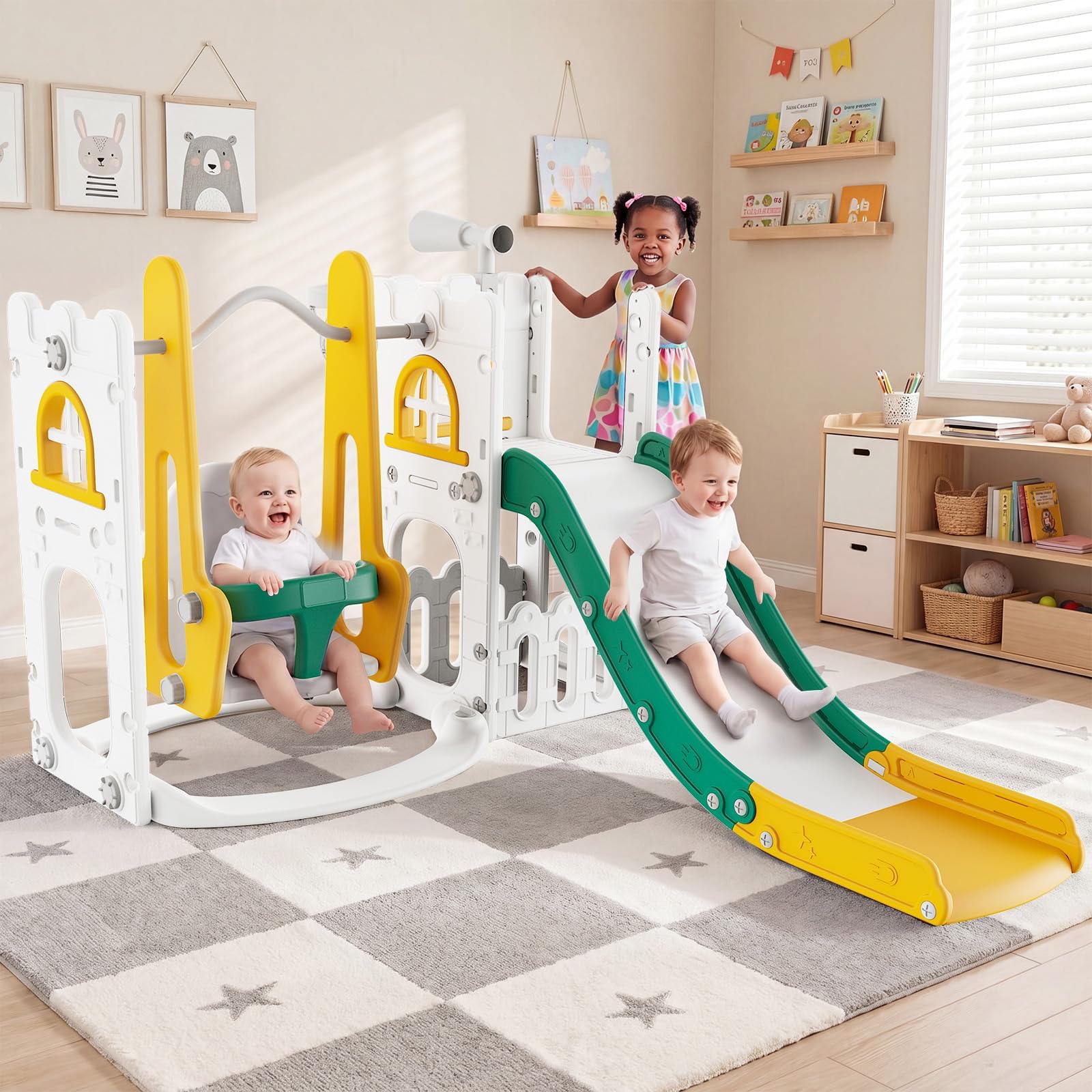 Игровой комплекс 7 в 1 для мал – обзор и цена Kids Outdoor Climber