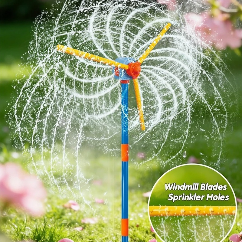 Водный разбрызгиватель-ветряк  – обзор и цена Kids Outdoor Yard Tools