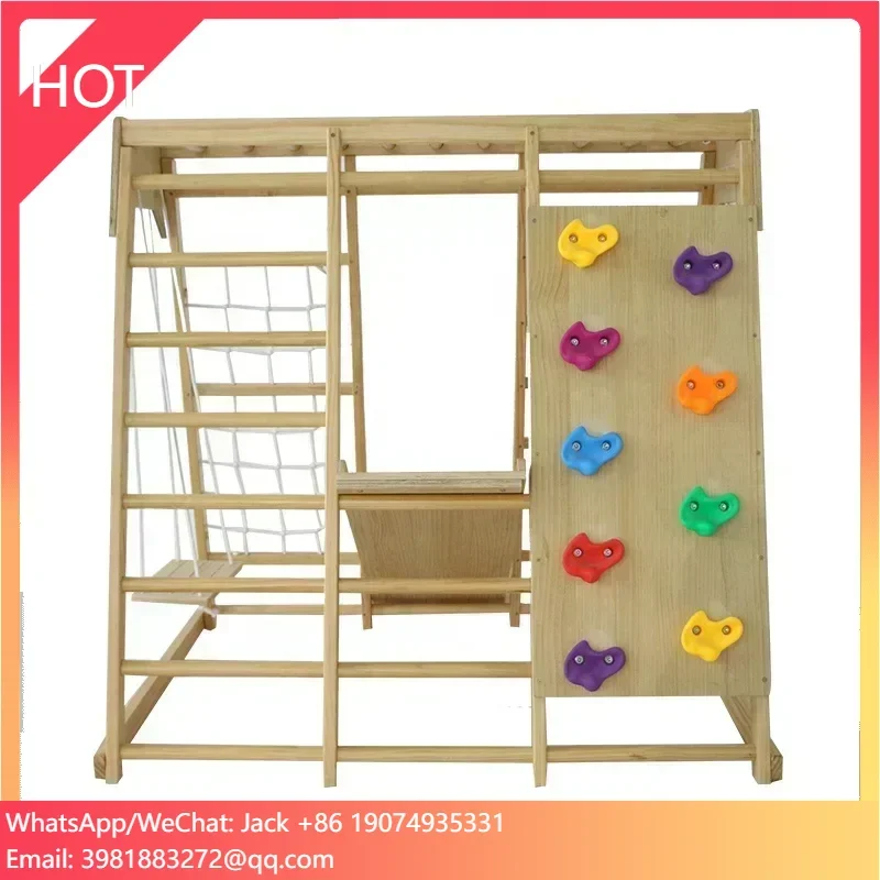 Оптовая продажа, оборудование  – обзор и цена Kids Outdoor Jungle Gym With Slide