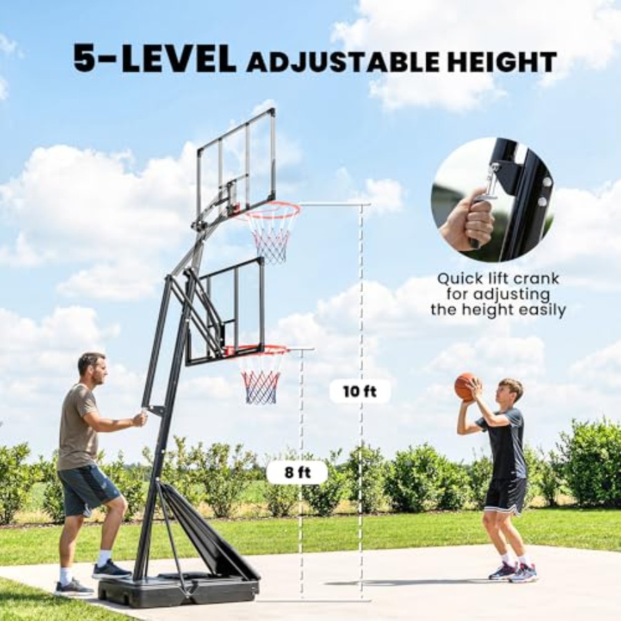 Портативное баскетбольное коль – обзор и цена Basketball Hoop Outdoor