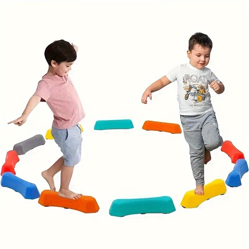 Набор из 6 шаговых камней, про – обзор и цена Kids Outdoor Obstacle Course Equipment