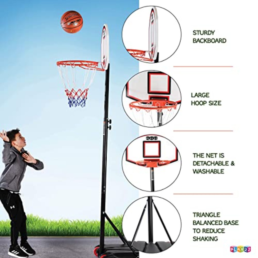 Регулируемая по высоте баскетб – обзор и цена Basketball Hoop Outdoor