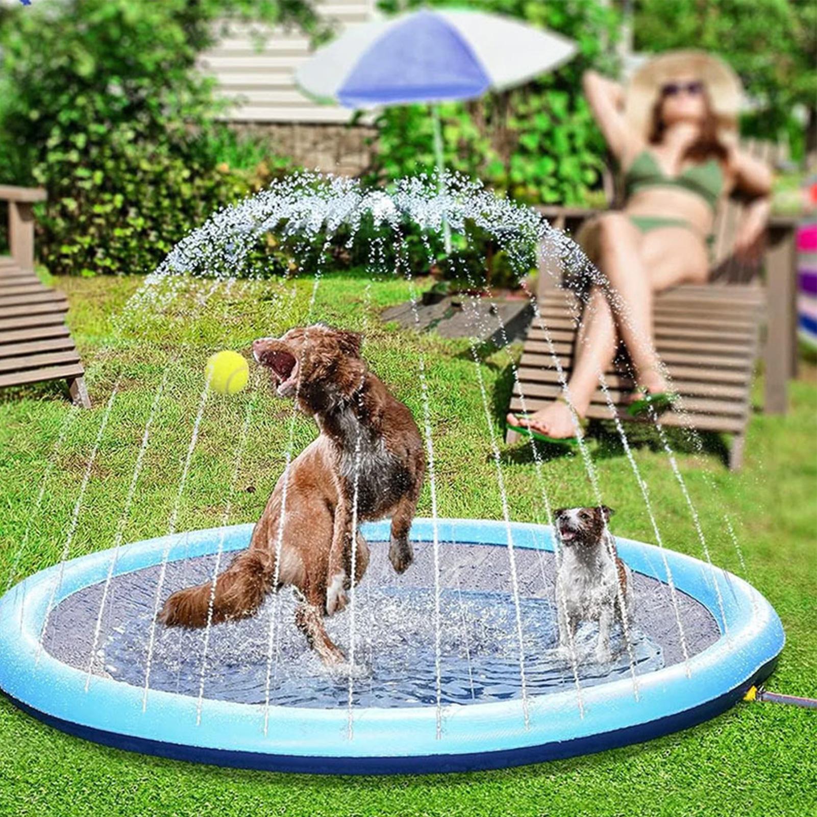 Надувной водный коврик-разбрыз – обзор и цена Kids Outdoor Mat