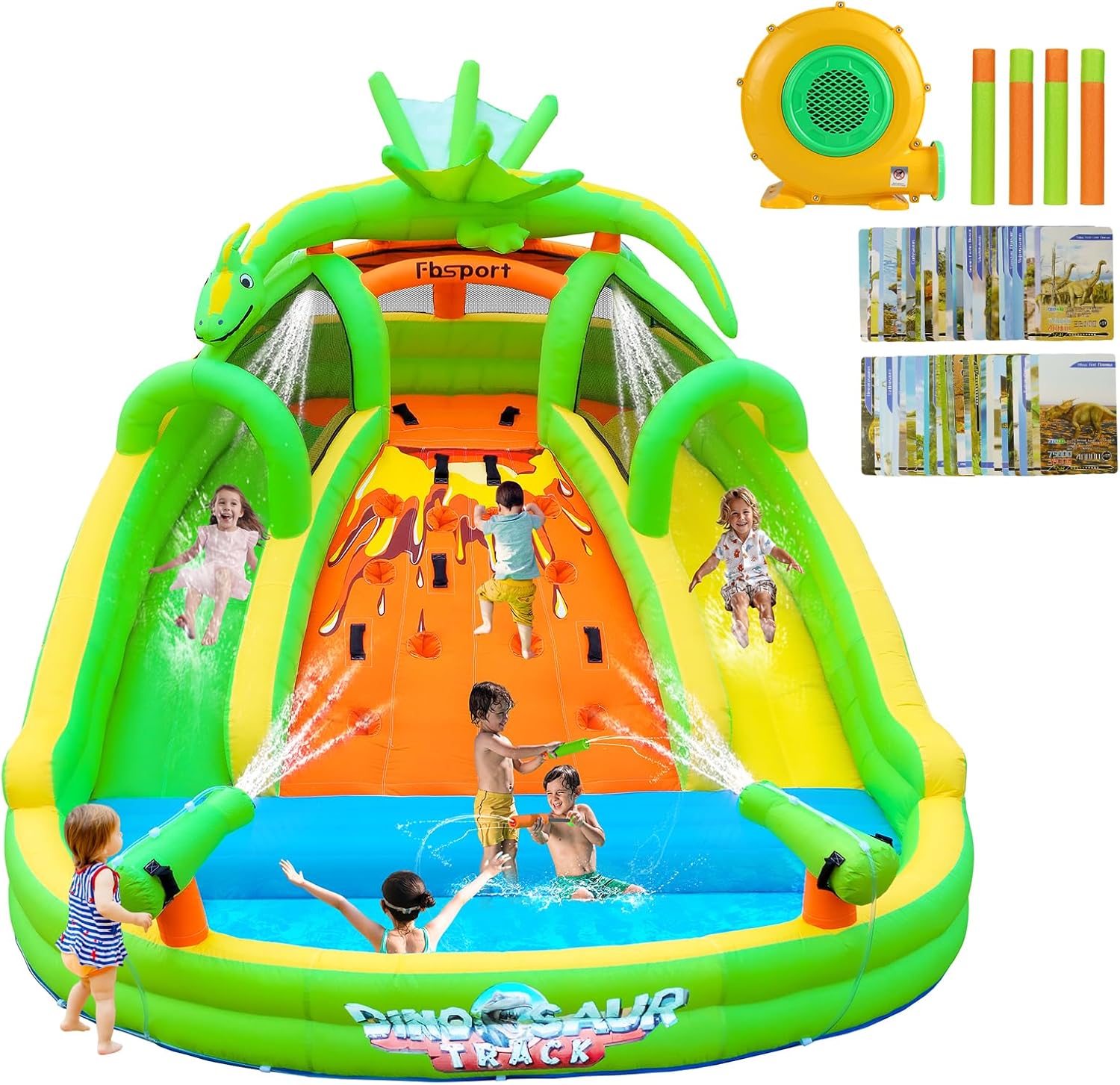 Надувной батут для детей с гор – обзор и цена Kids Outdoor Slide