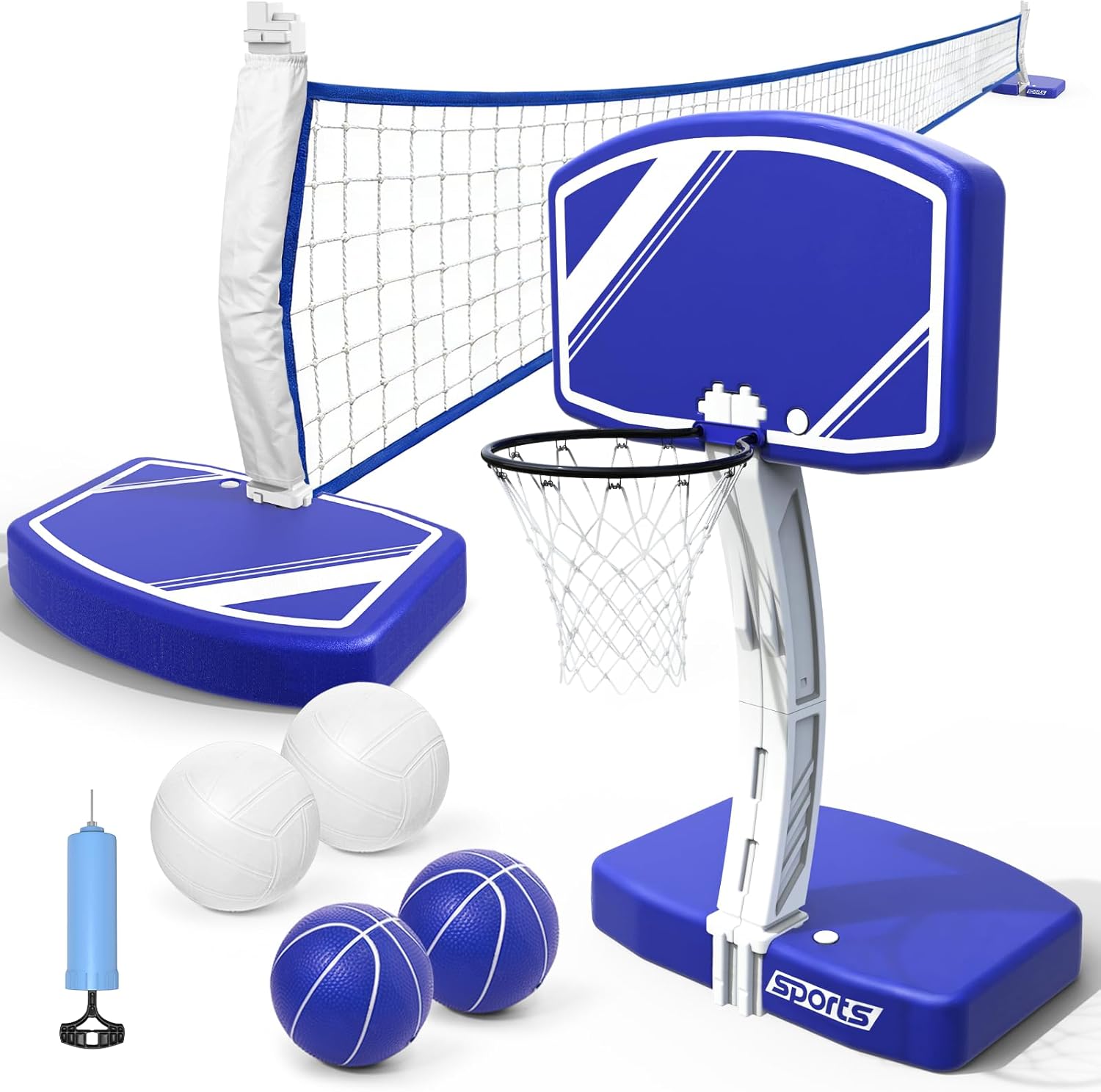 Набор 2-в-1: баскетбольное кол – обзор и цена Kids Outdoor Volleyball Net