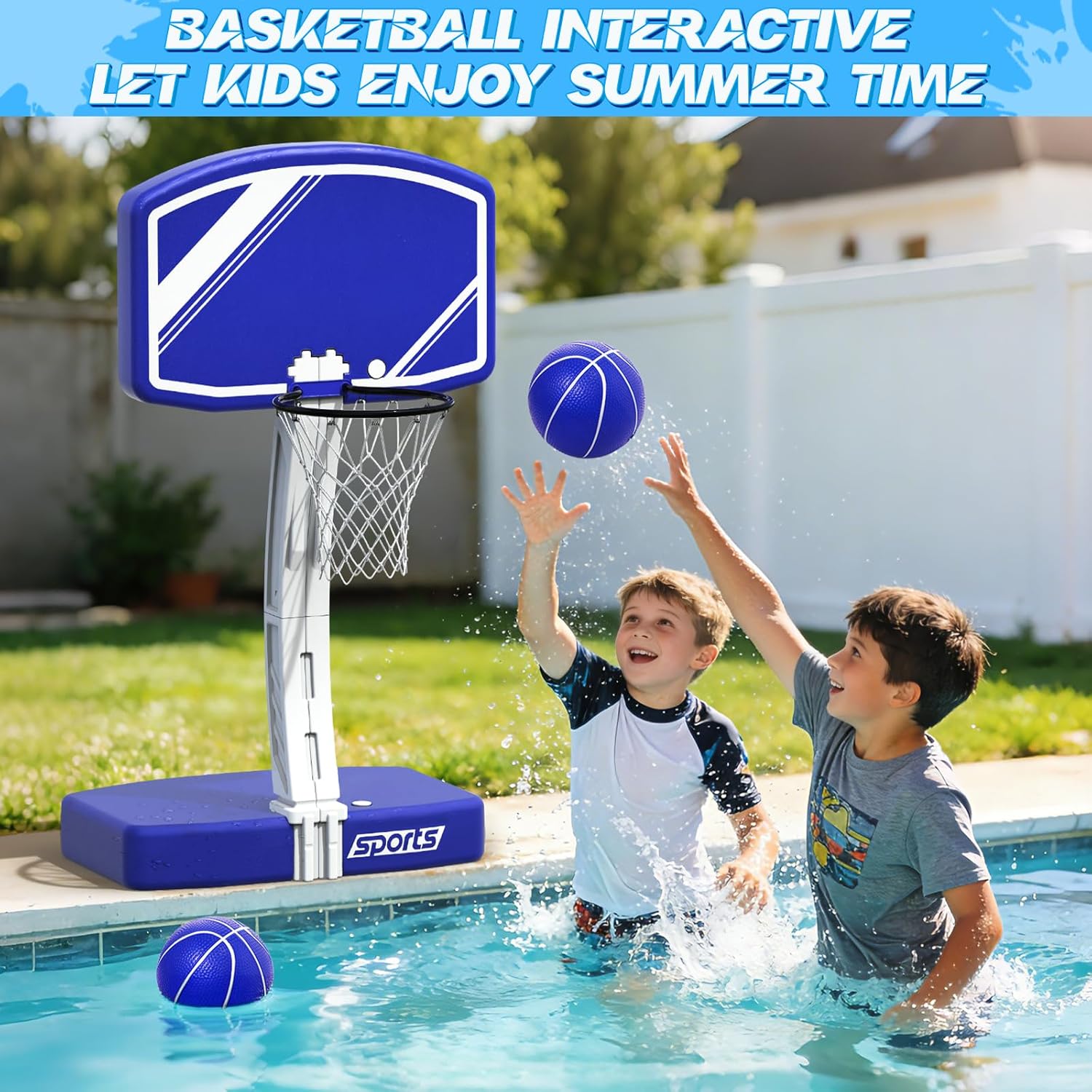 Набор 2-в-1: баскетбольное кол – обзор и цена Kids Outdoor Volleyball Net