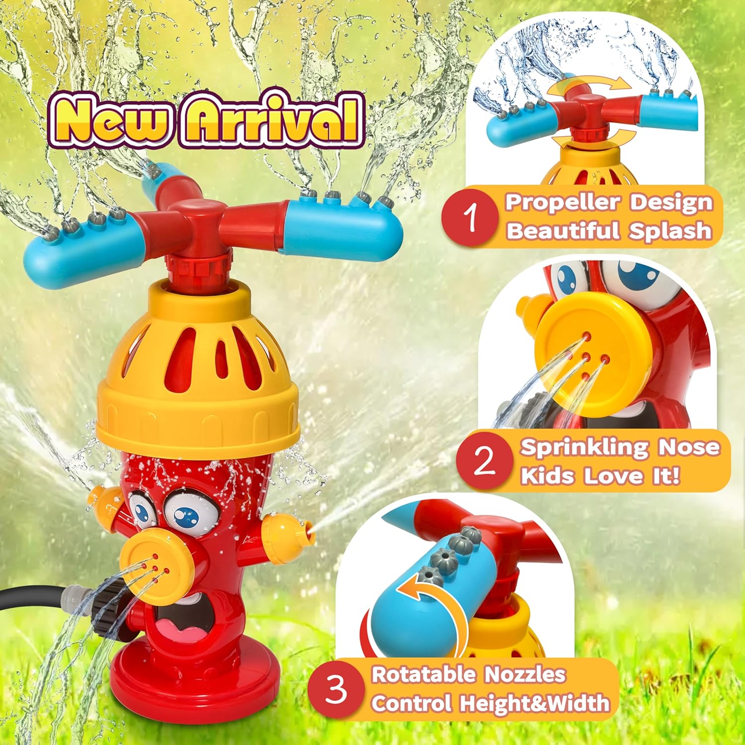 Игрушка-разбрызгиватель для во – обзор и цена Kids Outdoor Yard Tools