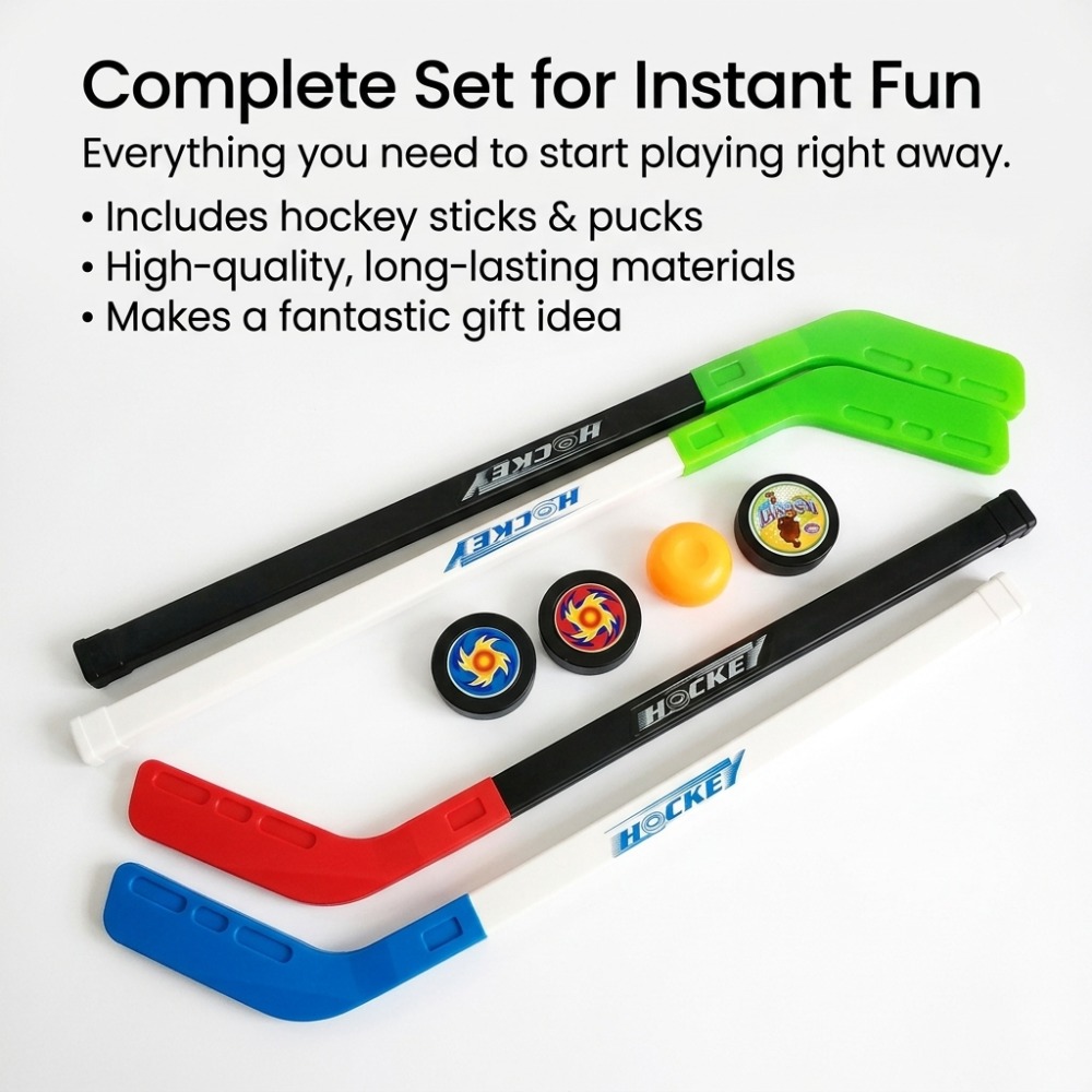 Игровой набор для хоккея с шай – обзор и цена Kids Outdoor Hockey Sticks