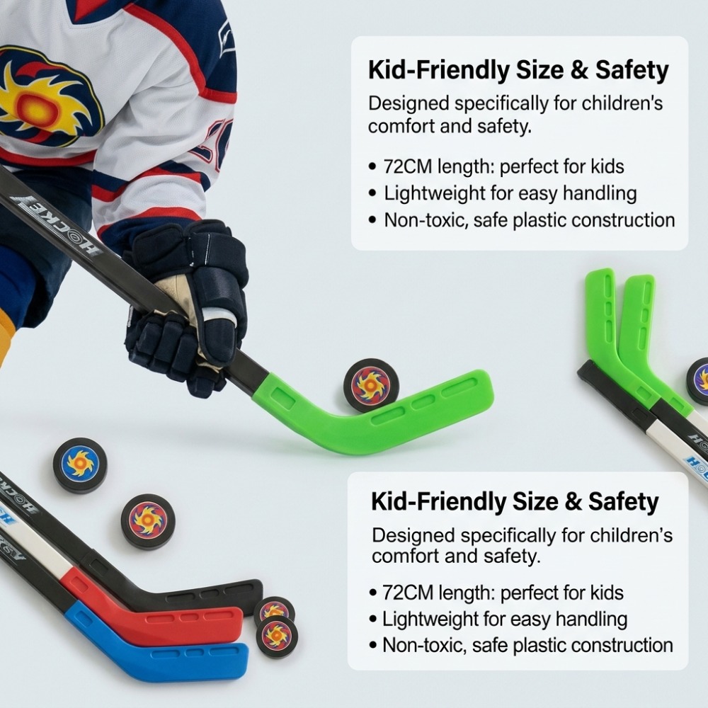 Игровой набор для хоккея с шай – обзор и цена Kids Outdoor Hockey Sticks