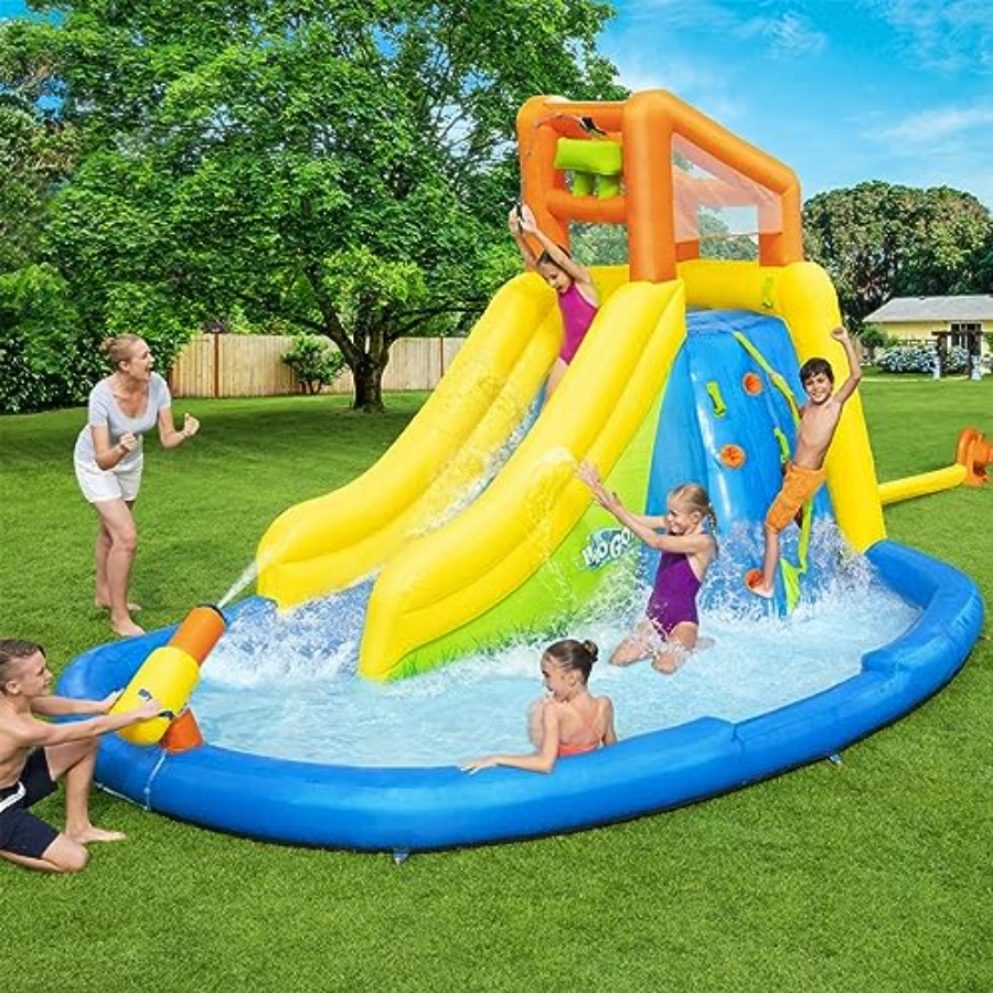 Надувная водная горка для дете – обзор и цена Kids Outdoor Zone
