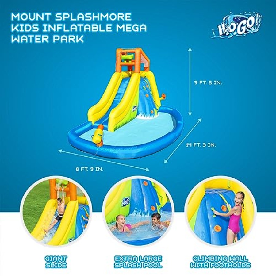 Надувная водная горка для дете – обзор и цена Kids Outdoor Zone