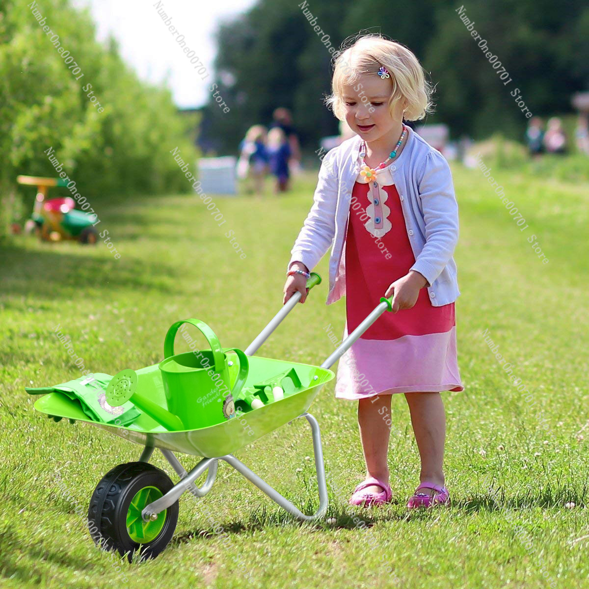 Детская уличная тачка, зеленый – обзор и цена Kids Outdoor Activity Toys