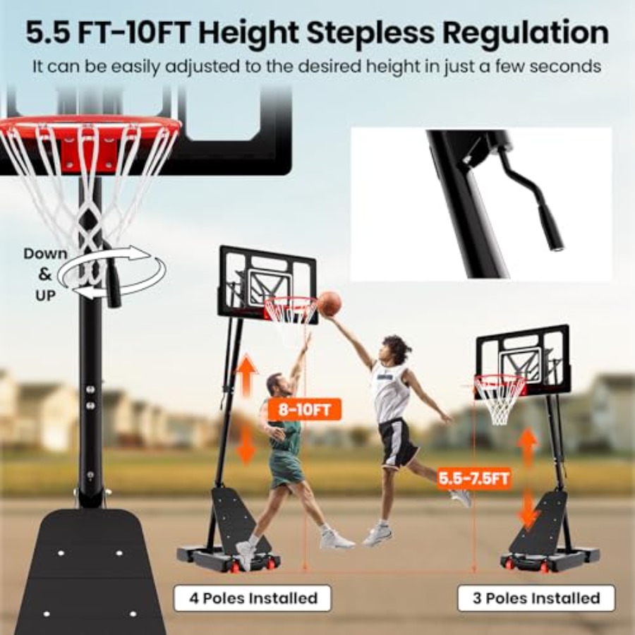 Уличная баскетбольная стойка с – обзор и цена Basketball Hoop Outdoor