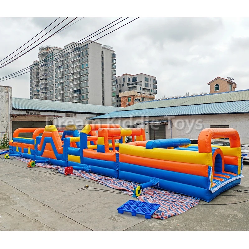 Гигантский надувной тоннель-по – обзор и цена Kids Outdoor Obstacle Course Equipment