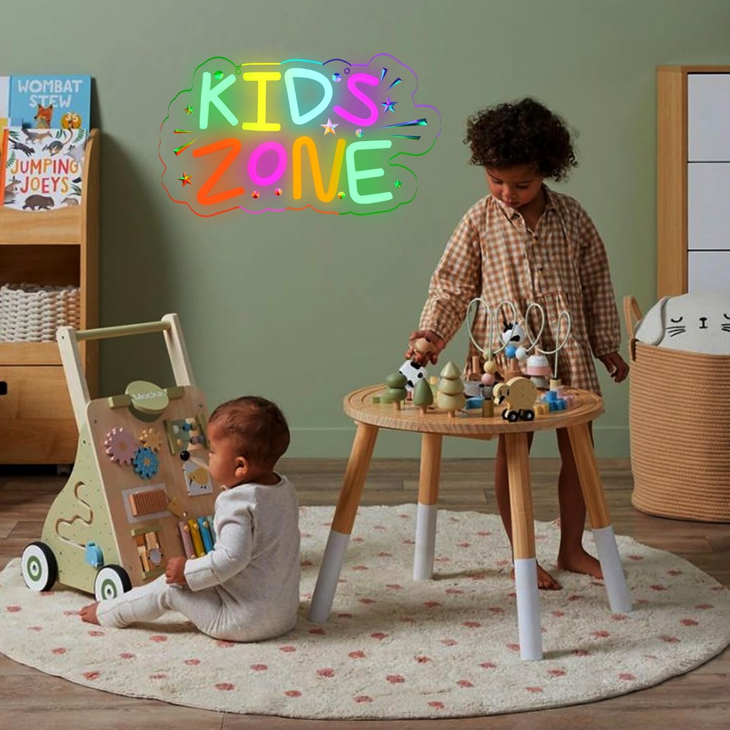 Неоновая вывеска Kids Zone, на – обзор и цена Kids Outdoor Zone