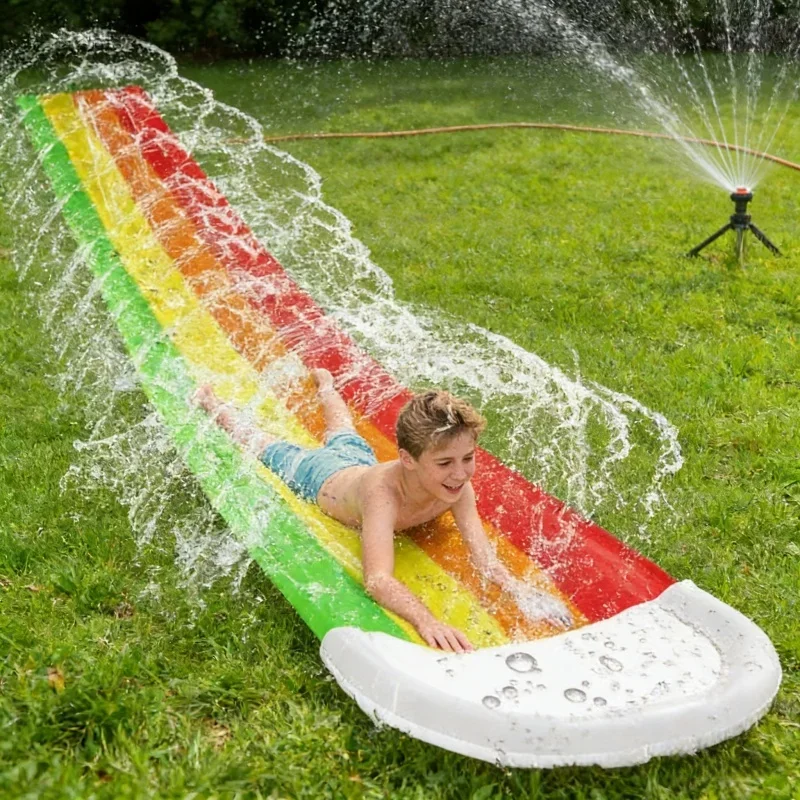 Летние надувные водные игрушки – обзор и цена Kids Outdoor Slide Set