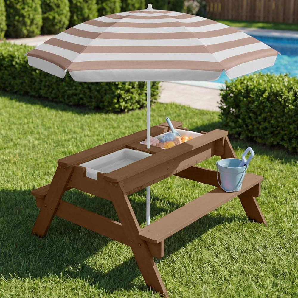Детский стол для пикника с зон – обзор и цена Kids Outdoor Umbrella For Table