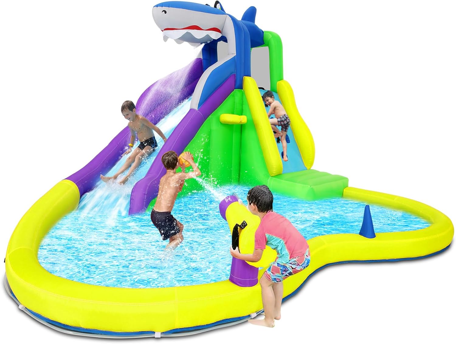 Надувной батут 13x14 футов с в – обзор и цена Kids Outdoor Slide