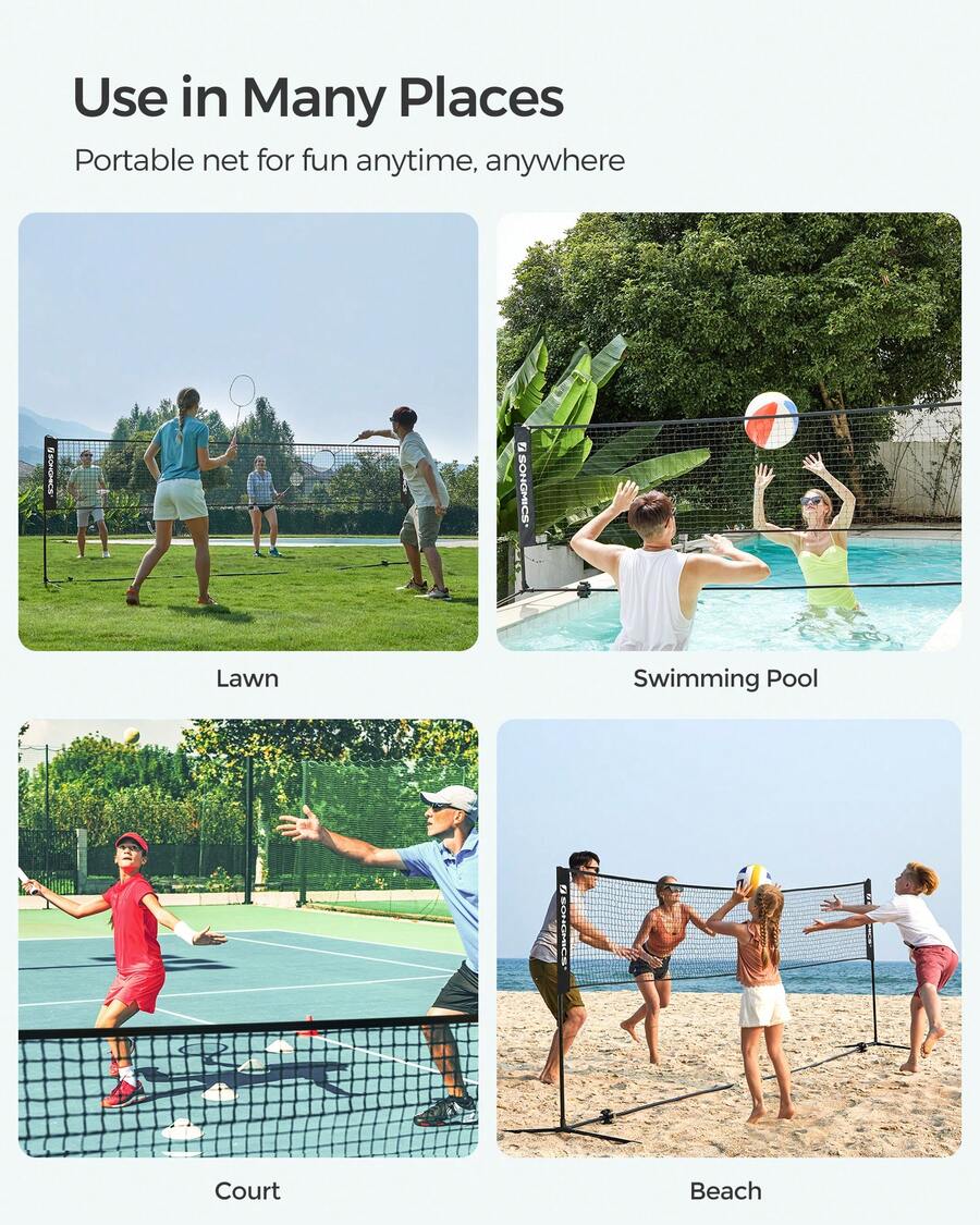 Сетка для бадминтона, регулиру – обзор и цена Kids Outdoor Volleyball Net