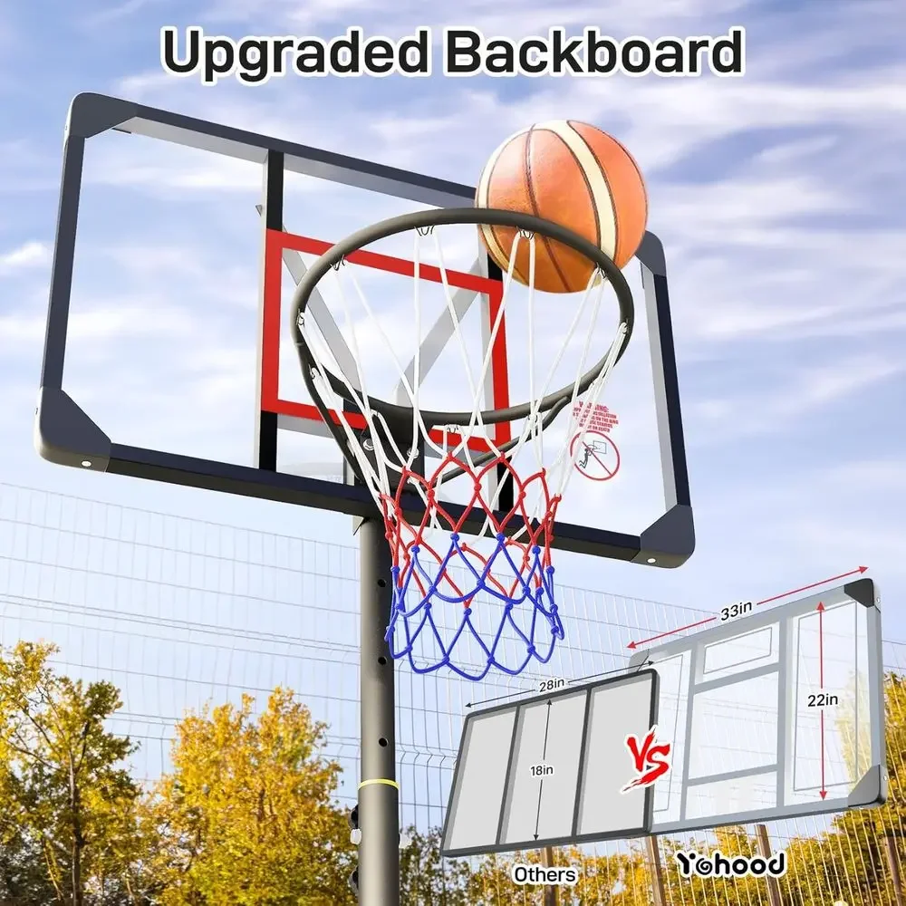 Регулируемый по высоте портати – обзор и цена Basketball Hoop Outdoor