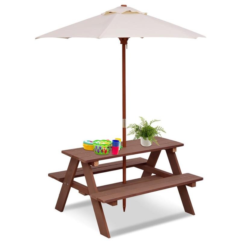 Уличный набор для пикника: 4-м – обзор и цена Kids Outdoor Umbrella For Table