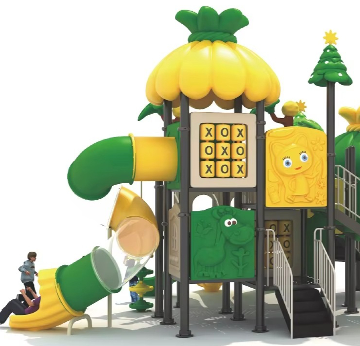 Лесная тема, сад, уличная игро – обзор и цена Kids Outdoor Jungle Gym With Slide